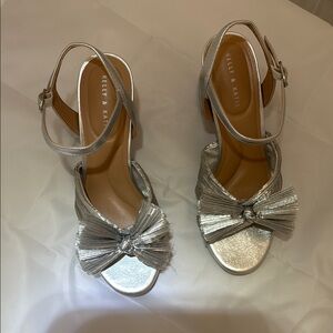 Kelly & Katie Silver Women's Sandals BRAND NEW with box size 6.5